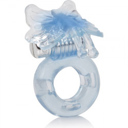 BASIC ESSENTIALS ANILLO VIBRADOR MARIPOSA AZUL
