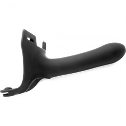 ZORO PENE SILICONA 165 CM CON ARNeS NEGRO