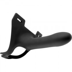 ZORO PENE SILICONA 14 CM CON ARNeS NEGRO