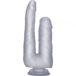 REALROCK PENE DOBLE 23 CM TRANSPARENTE