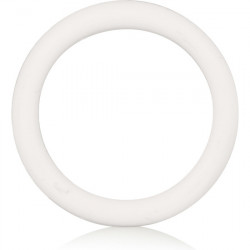 ANILLO PARA EL PENE DE GOMA MEDIANO BLANCO