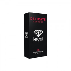 PRESERVATIVOS LEVEL DELICATE CONDOMS 10UDS