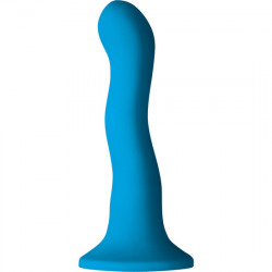 COLOURS WAVE DILDO SILICONA 15CM AZUL