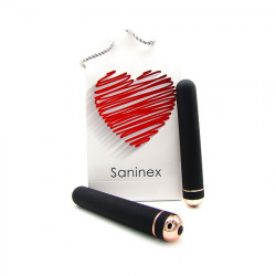 SANINEX VIBRADOR ORGASMIC ELEGANCE XXL NEGRO ORO