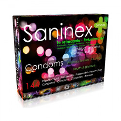 SANINEX PRESERVATIVOS Te RETARDANTE PUNTEADO 144 UDS