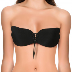 INVISIBLE BRA STRAPLESS LISO AUTOADHESIVO COLOR NEGRO