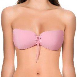 INVISIBLE BRA STRAPLESS LISO AUTOADHESIVO COLOR ROSA