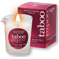 TABOO VELA DE MASAJE PARA eL CARESSES ARDENTES AROMA HELECHO
