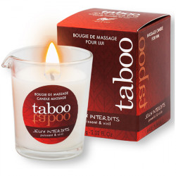 TABOO VELA DE MASAJE PARA eL JEUX INTERDITS AROMA LIQUEN SALVAJE