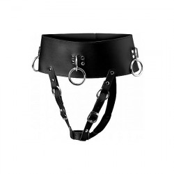 FORCED ORGASM WAND HOLDER CINTURoN BDSM NEGRO