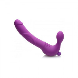 ROYAL REVOLVER ARNeS CON DILDO VIBRADOR DE SILICONA MORADO