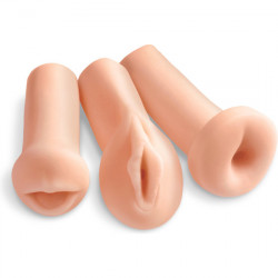 ALL 3 HOLES KIT DE 3 MASTURBADORES REALiSTICOS