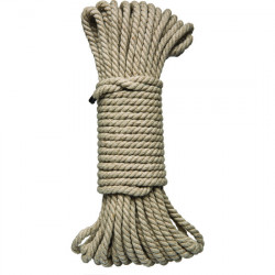 CUERDA BONDAGE NATURAL 10 METROS MARRoN